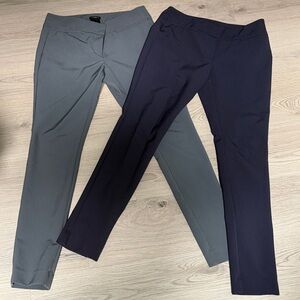 Ann Taylor Gray and Navy Dress Pants